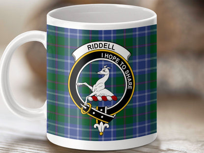 Riddell I Hope to Share Clan Crest Plaid Mug product
