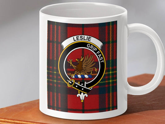 Leslie Grip Fast Clan Emblem Design Mug product type