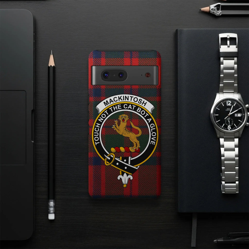 Mackintosh Scottish Tartan Clan Crest Phone Case Cover