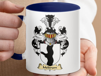 Meldrum Scottish Coat of Arms Heritage Coffee Mug - Living Stone Gifts