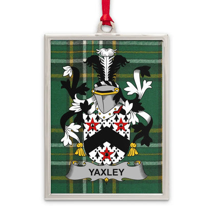 Family Crest Plaid Pattern Design Ornament product