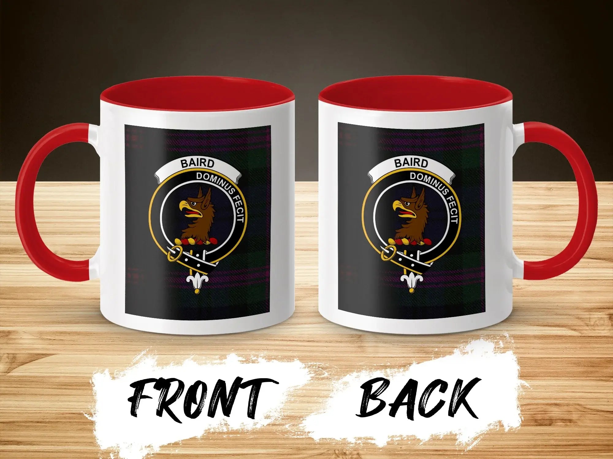 Custom Baird Dominus Fecit Clan Crest Mug Product