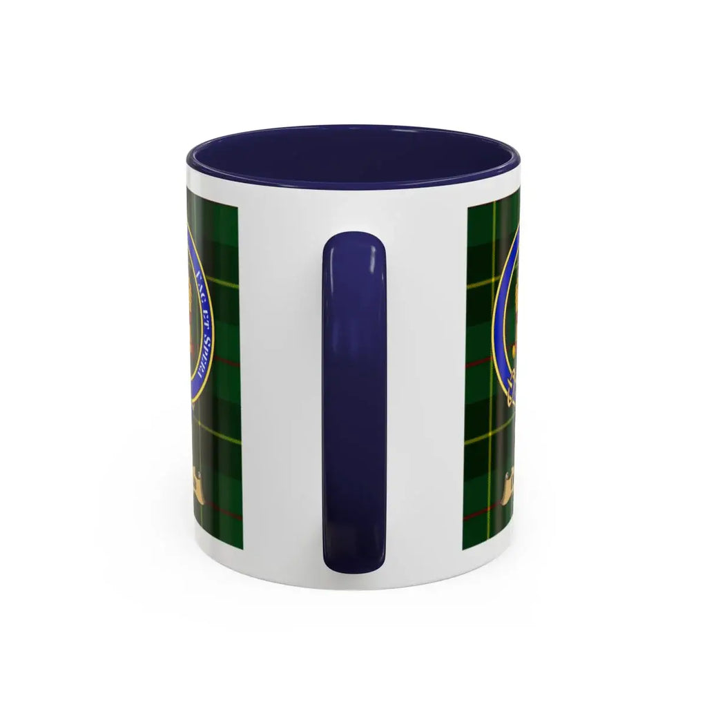 Donald clan crest mug shown in 11 oz and 15 oz sizes