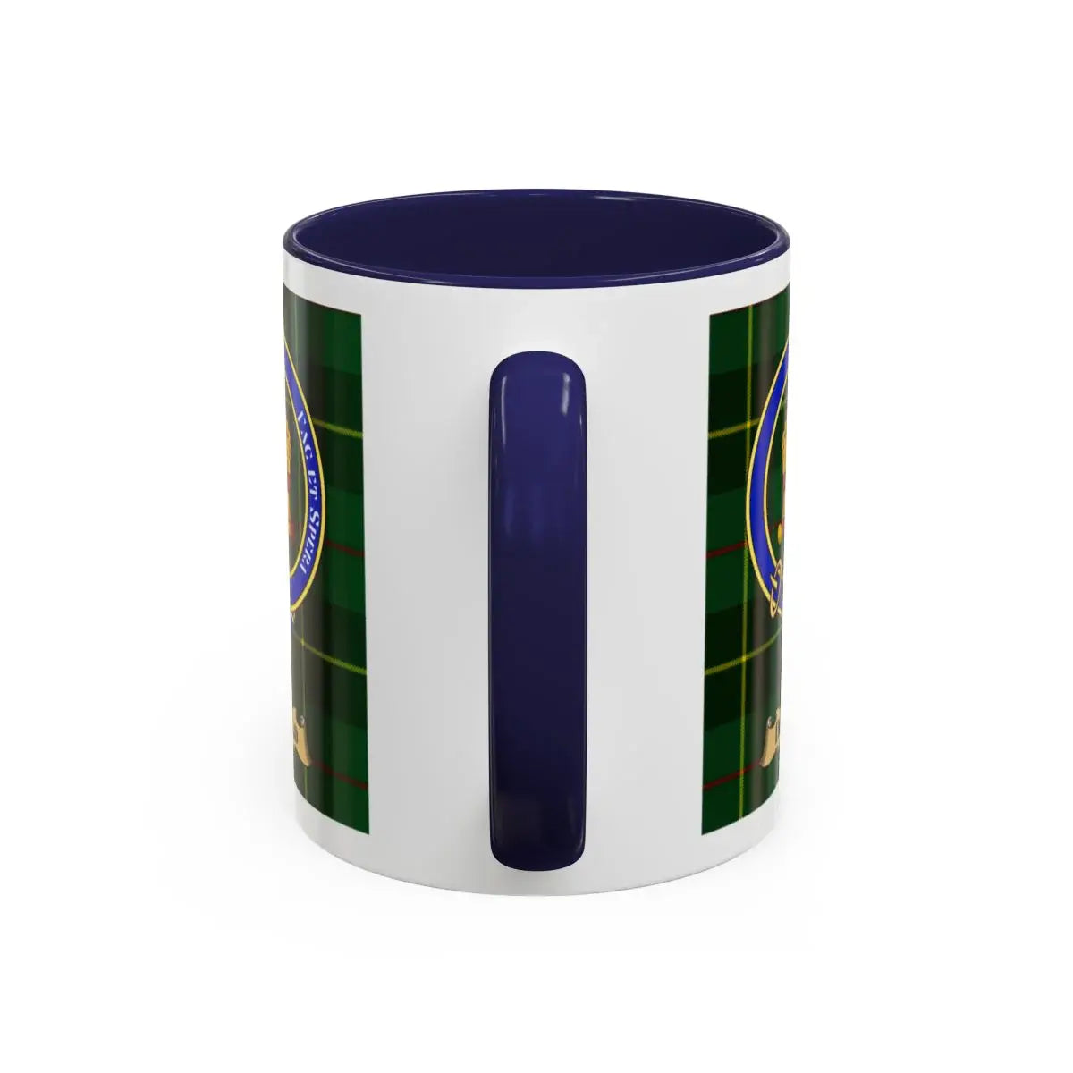 Donald clan crest mug shown in 11 oz and 15 oz sizes