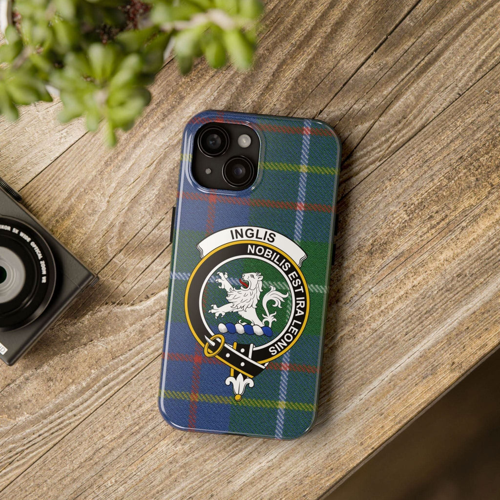 Inglis Clan Scottish Tartan Cell Phone Case - Celtic Ancestry Gifts