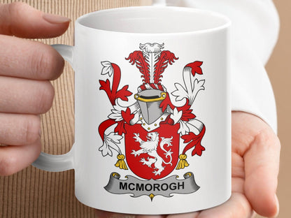 McMorogh Surname Irish Family Crest Mug - Celtic Ancestry Gifts