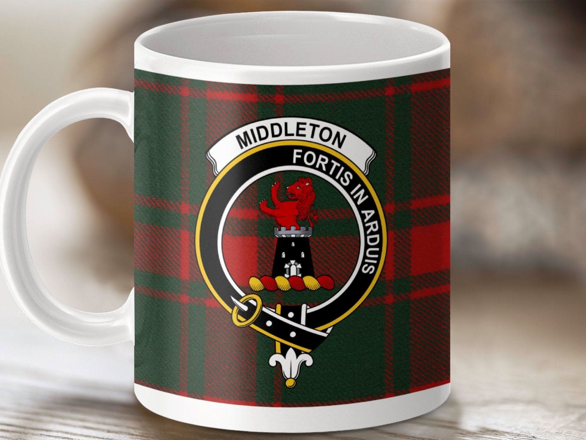 Middleton Fortis In Arduis Mug Clan Crest Cup product