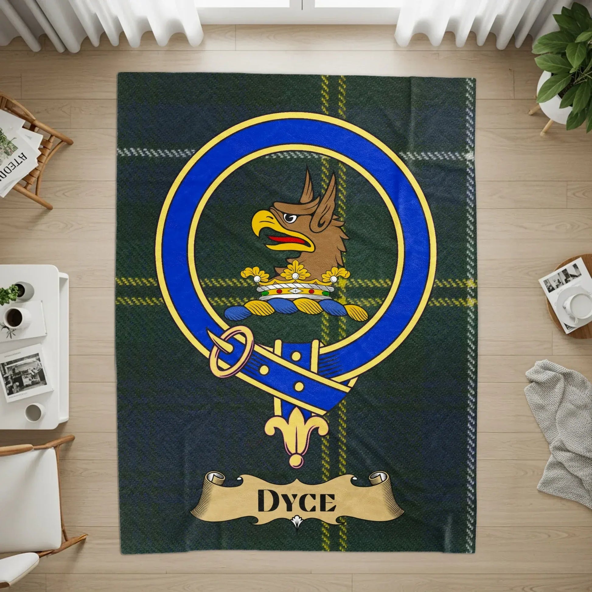 Dyce Tartan Plaid Design Area Rug product type