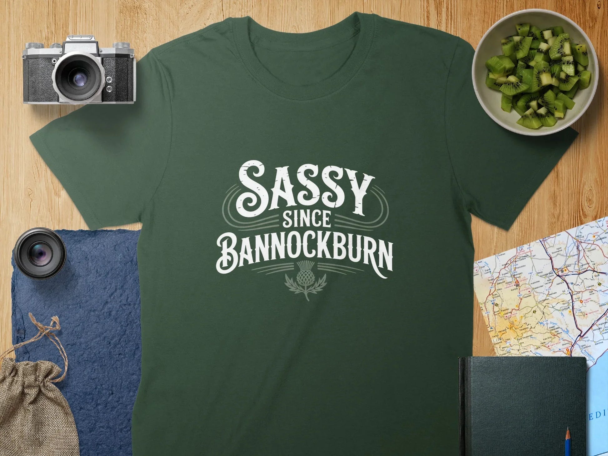 Sassy Since Bannockburn Graphic Statement T-Shirt product