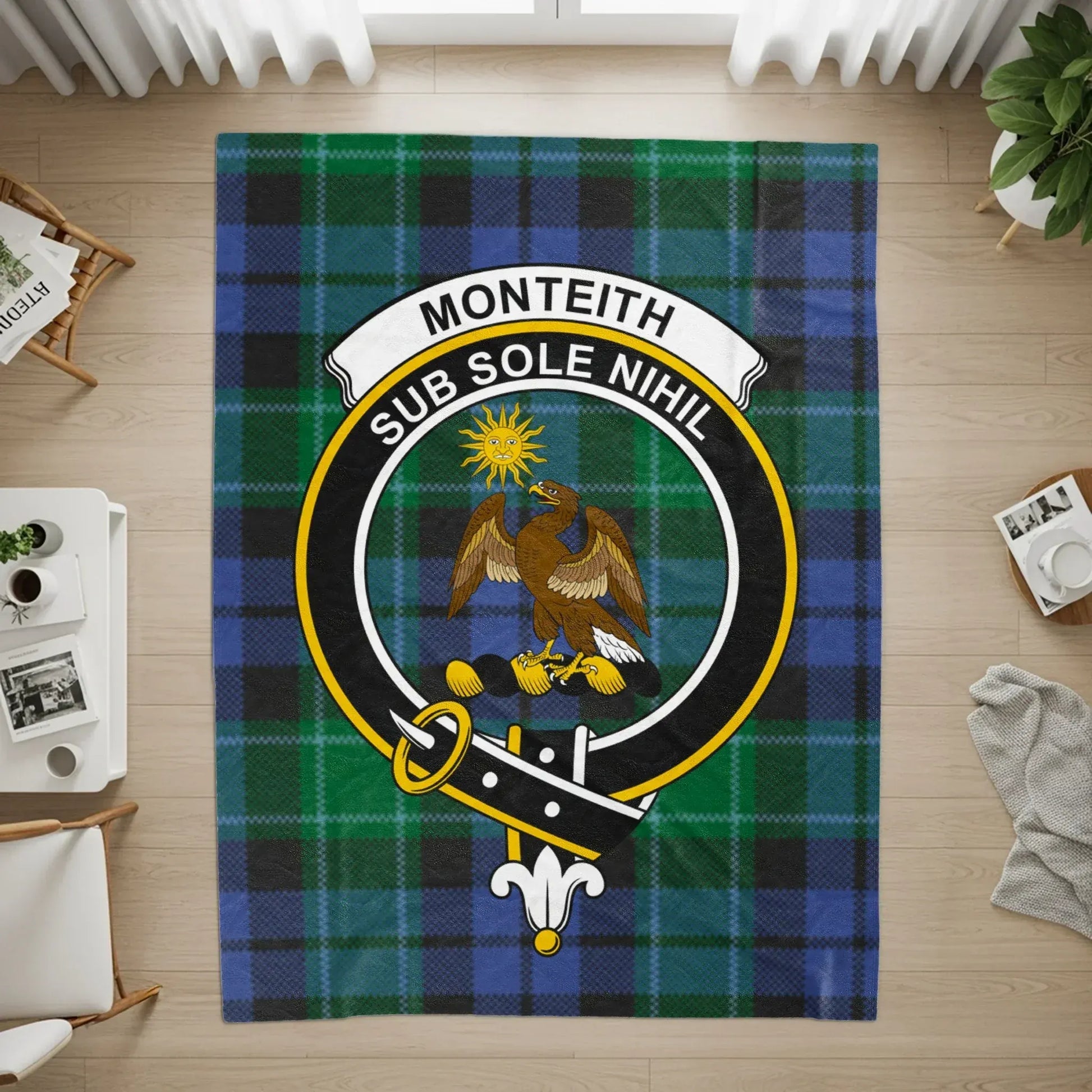 Monteith Sub Sole Nihil Plaid Patterned Rug product type
