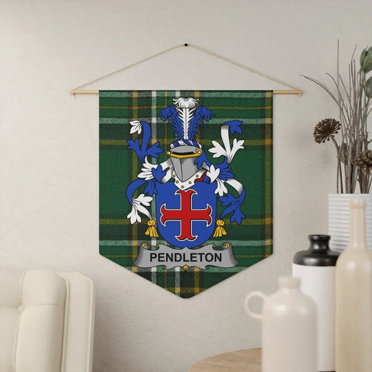 Family Crest Plaid Wall Hanging Decorative Product