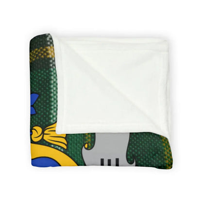 Colorful Cozy Green Blanket Home Decor product