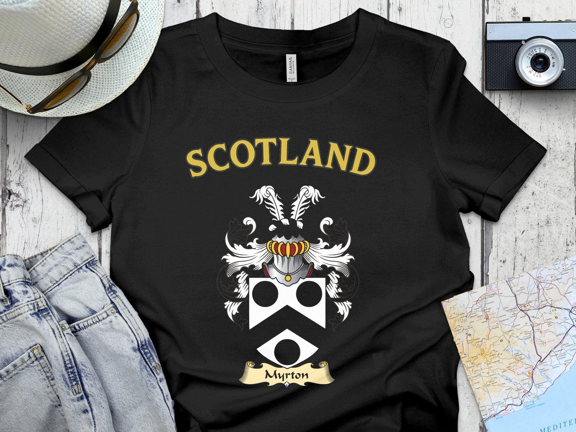 Scotland Crest and Mutton Shield Graphic T-Shirt product type