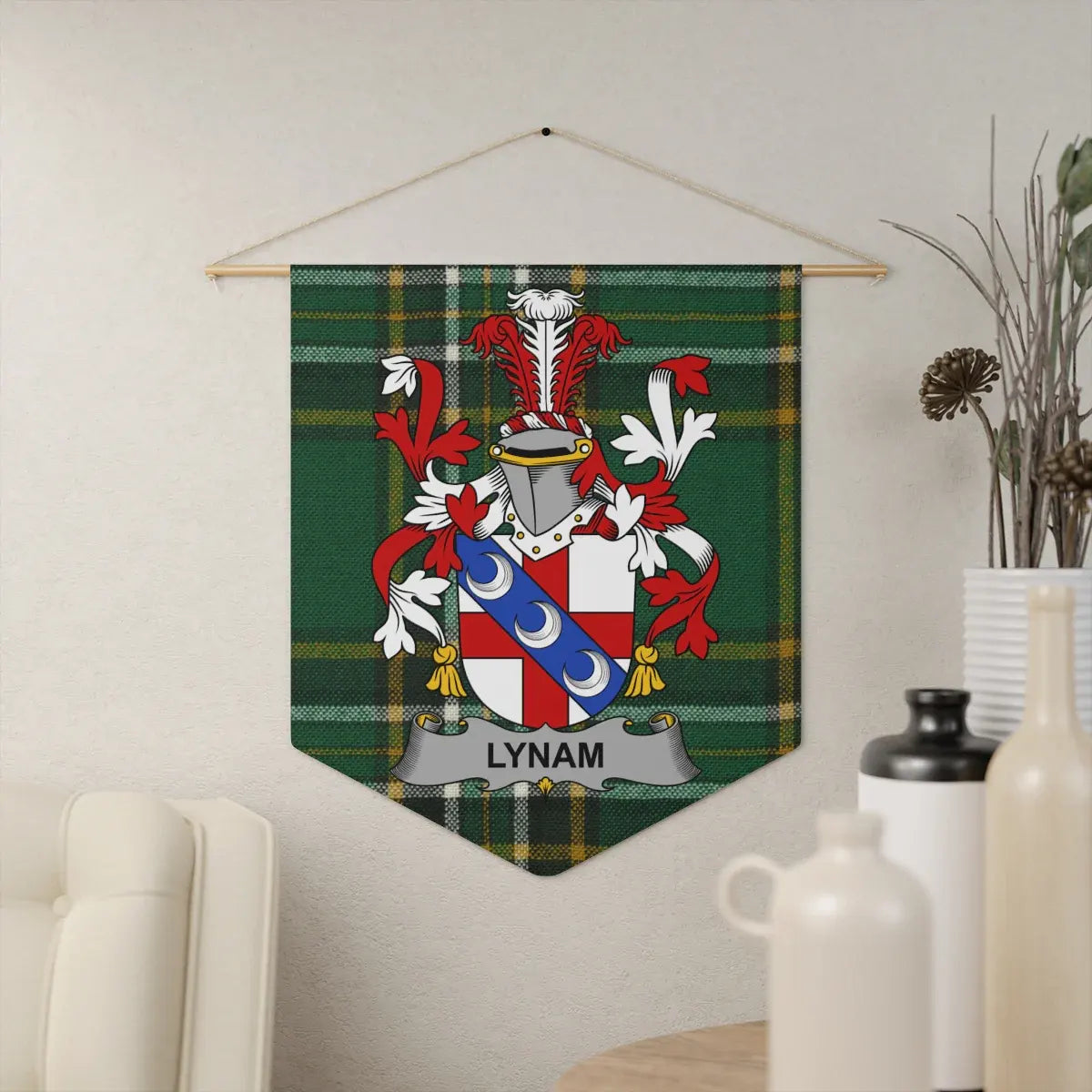 Custom Family Crest Wall Hanging Decoration product