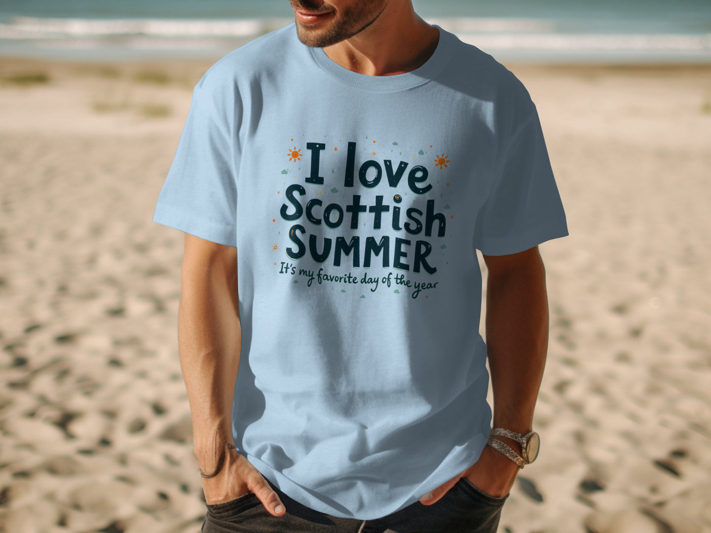 Celebrate Scottish Summer Fun with I Love Quote T-Shirt - Living Stone Gifts