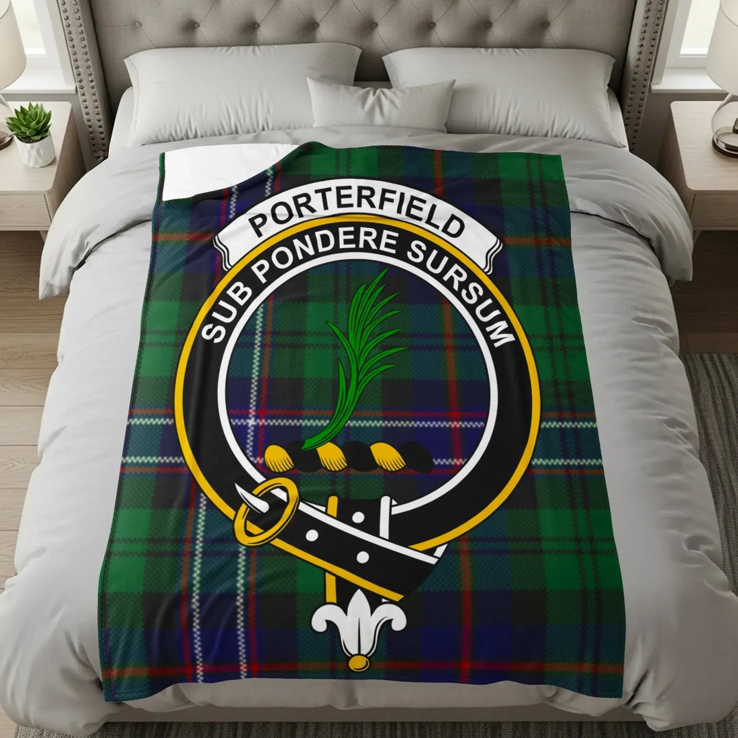Porterfield Sub Pondere Sursum Crest Blanket product
