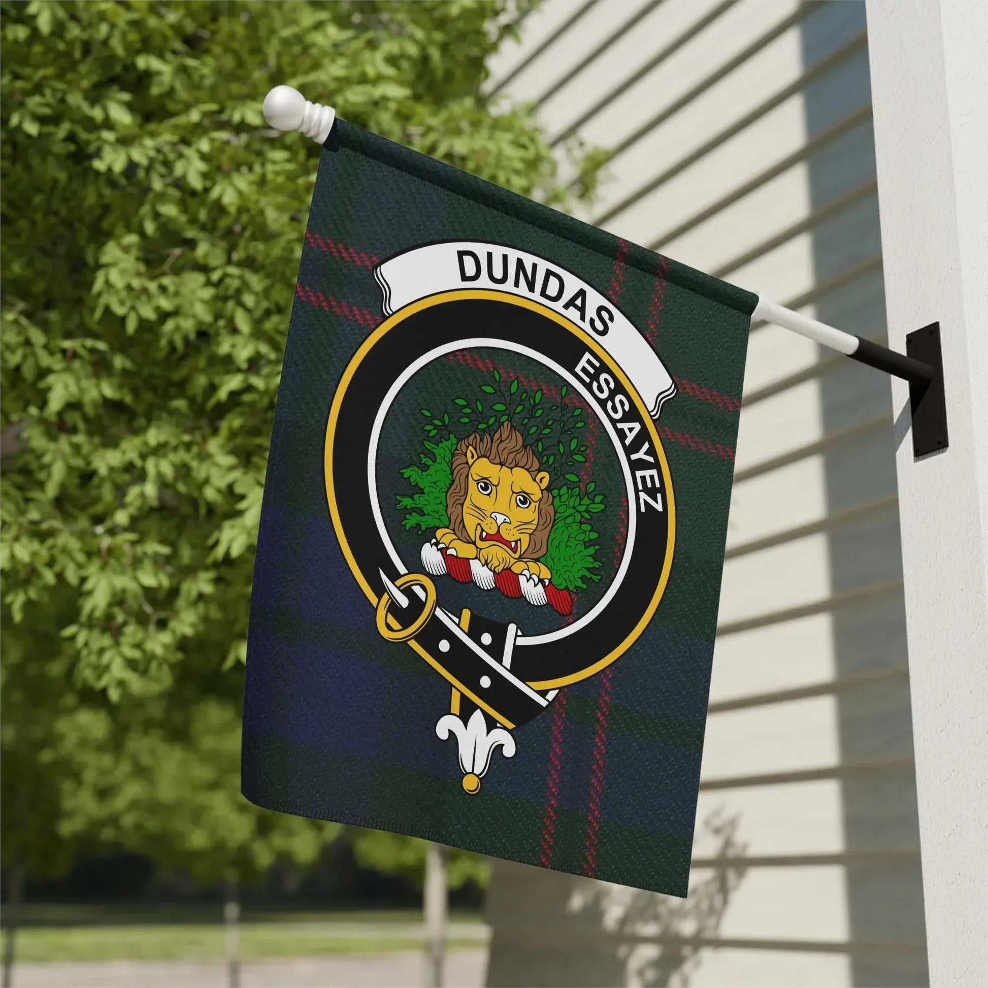 Dundas Lion Crest Garden Flag Outdoor Decor Product