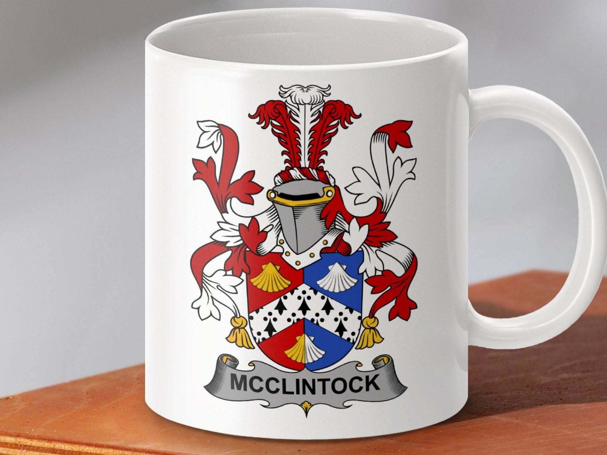 McClintock Family Crest Heritage Mug - Celtic Ancestry Gifts