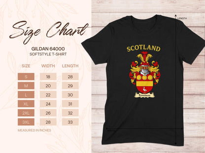 Scotland Crest Family Emblem Softstyle T-Shirt product