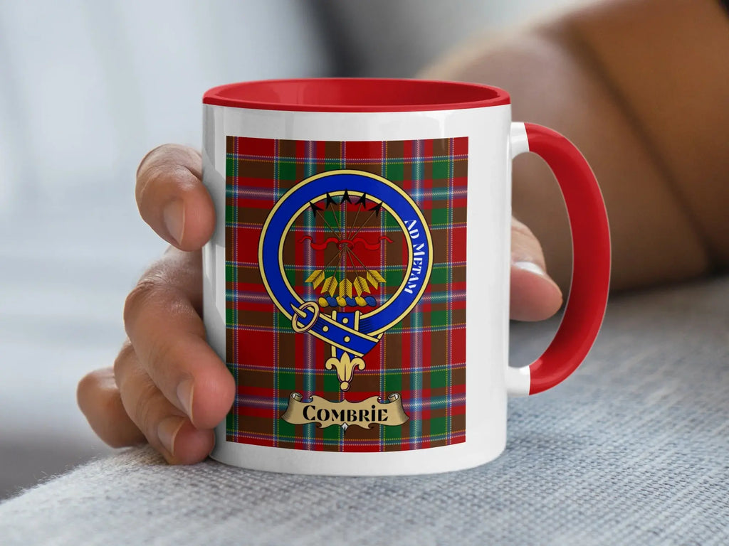 Combrie family crest ceramic mug for everyday coffee and tea