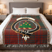 Grant Clan Scottish Tartan Woven Blanket – 100% Cotton