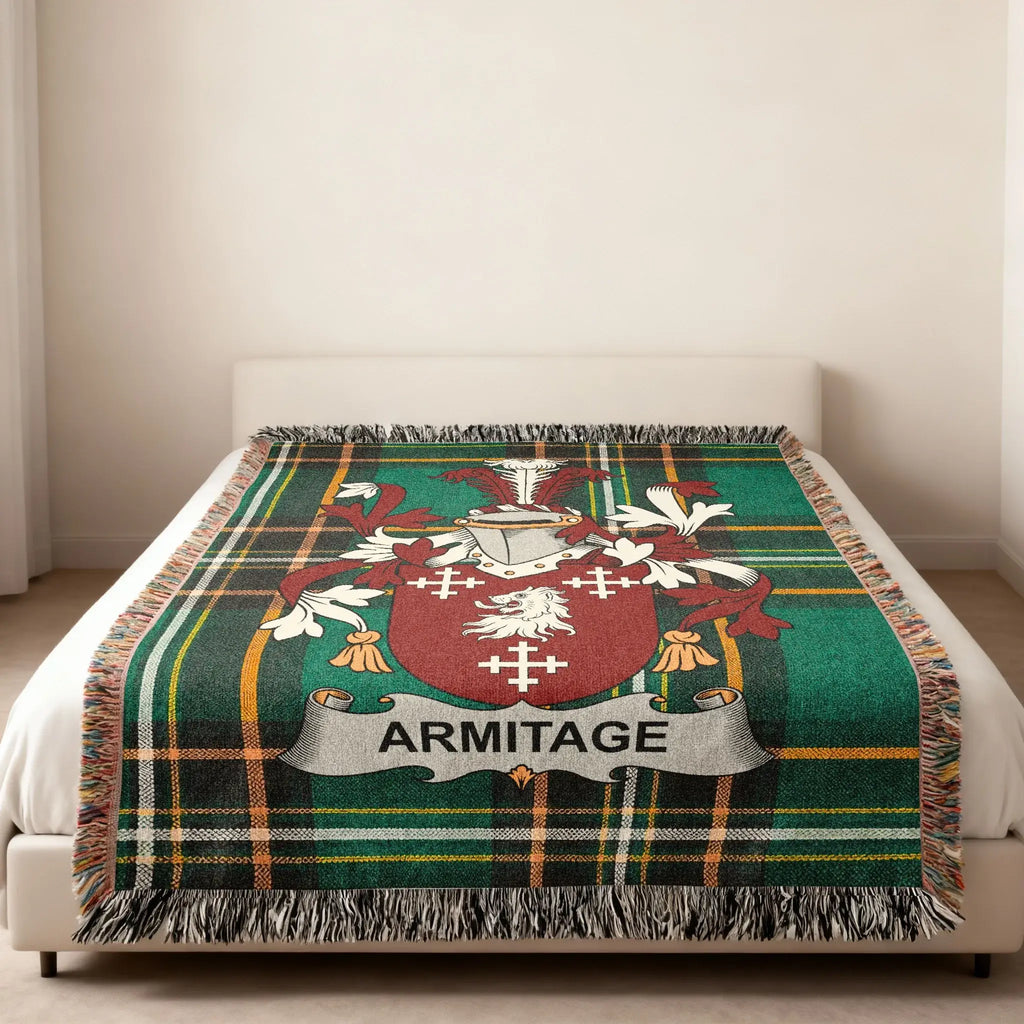 Armitage Family Crest Plaid Pattern Blanket product type