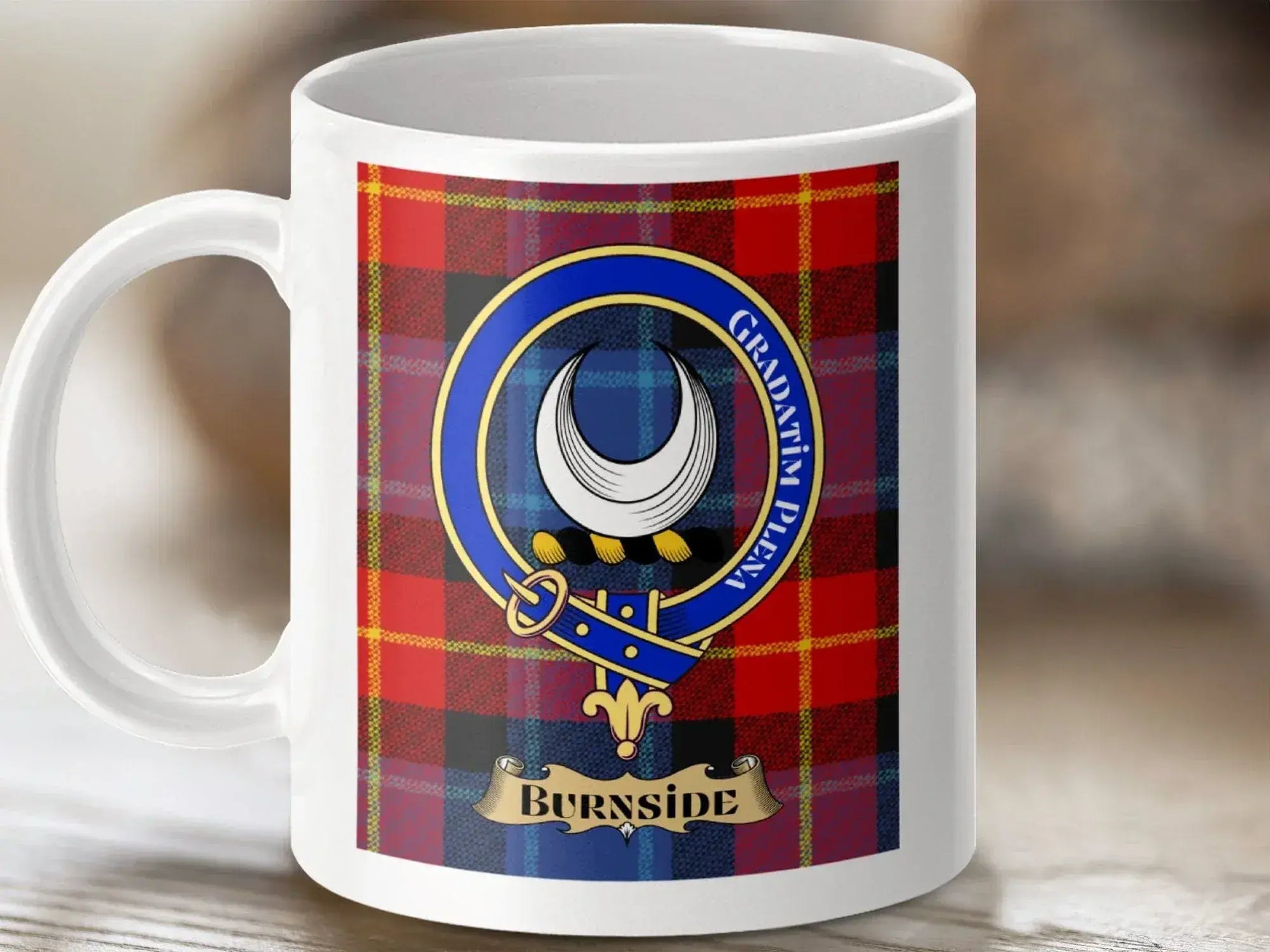 Clan Burnside Authentic Family Crest Mug product