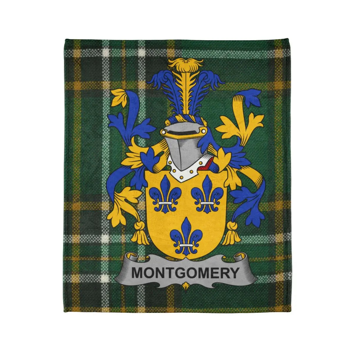 Montgomery Family Crest Tartan Blanket product