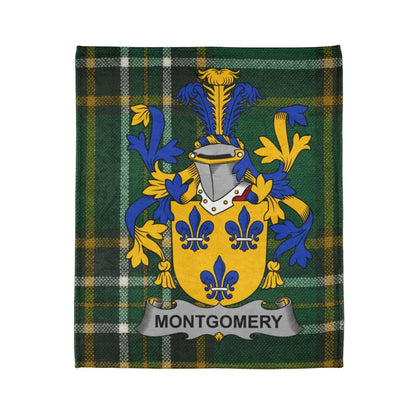 Montgomery Family Crest Tartan Blanket product