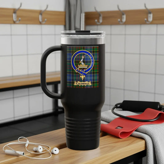 Clan Crest Detailed Tartan Design Large Travel Mug product