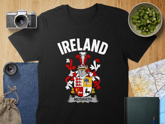 Ireland McGrath Family Crest T-shirt