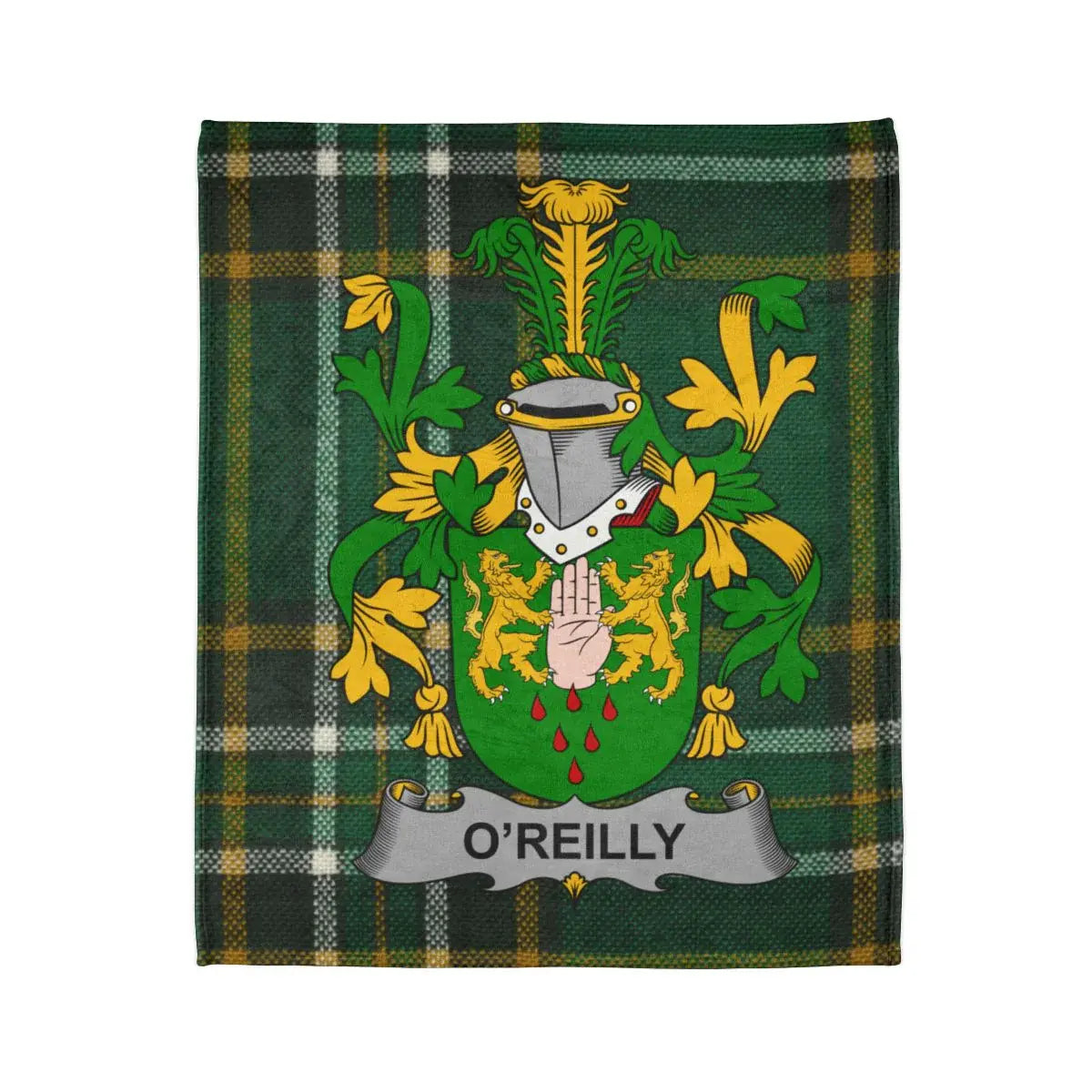 O'Reilly Family Crest Plaid Design Blanket product