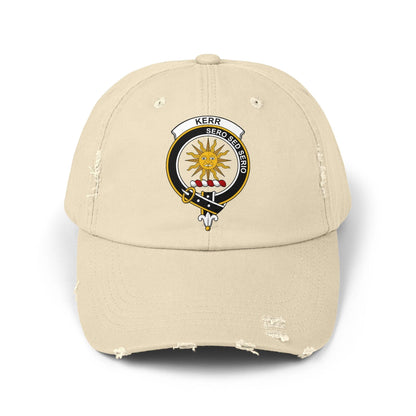 Kerr Clan Crest Vintage Distressed Baseball Cap - Celtic Ancestry Gifts