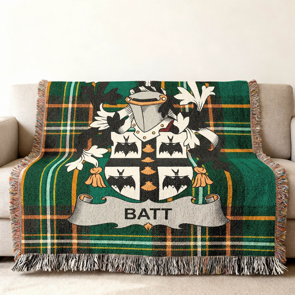 Batt Family Crest Green Plaid Design product type