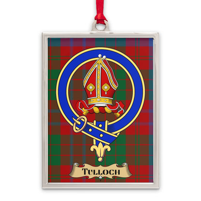 Scottish Clan Tulloch Tartan Crest Badge product type