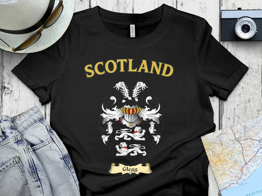 Scotland Crest and Name Graphic Tee Shirt product