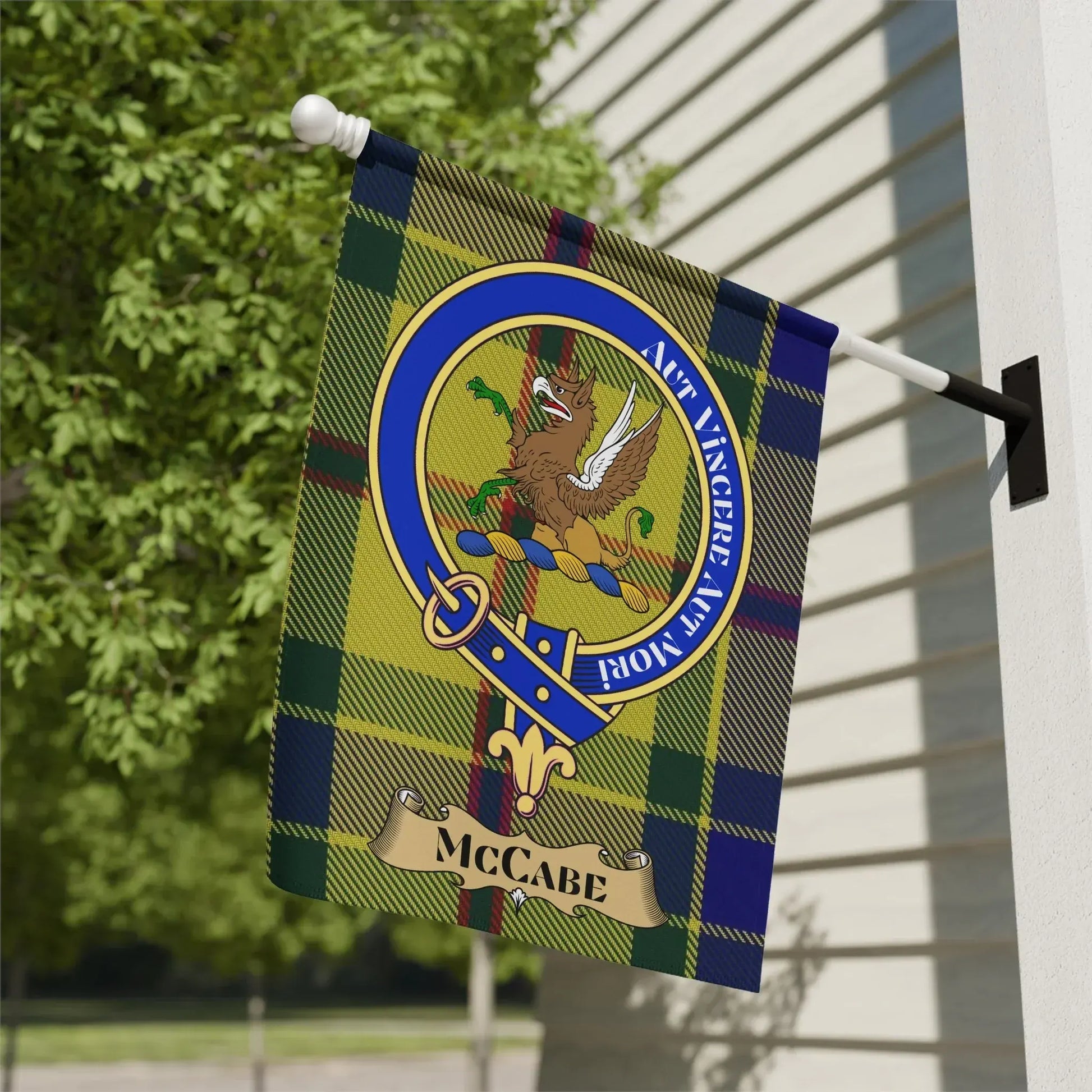 McCabe Art Vincere Vel Mors Outdoor Flag product type