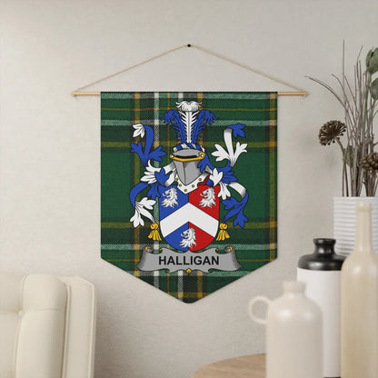 Halligan Family Coat of Arms Wall Hanging product