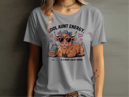 Cool Aunt Energy with Heart and Advice Shirt product