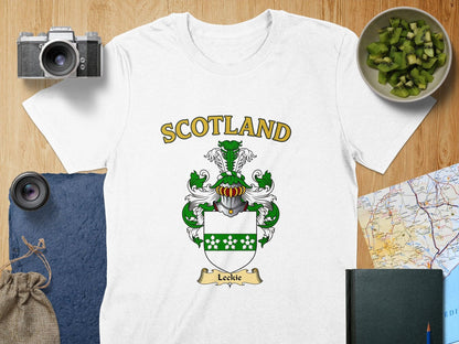 Scotland Coat of Arms Leckie Family T-shirt product type