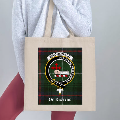 Clan Macdonald Per Mare Per Terras Scottish Tote Bag - Living Stone Gifts