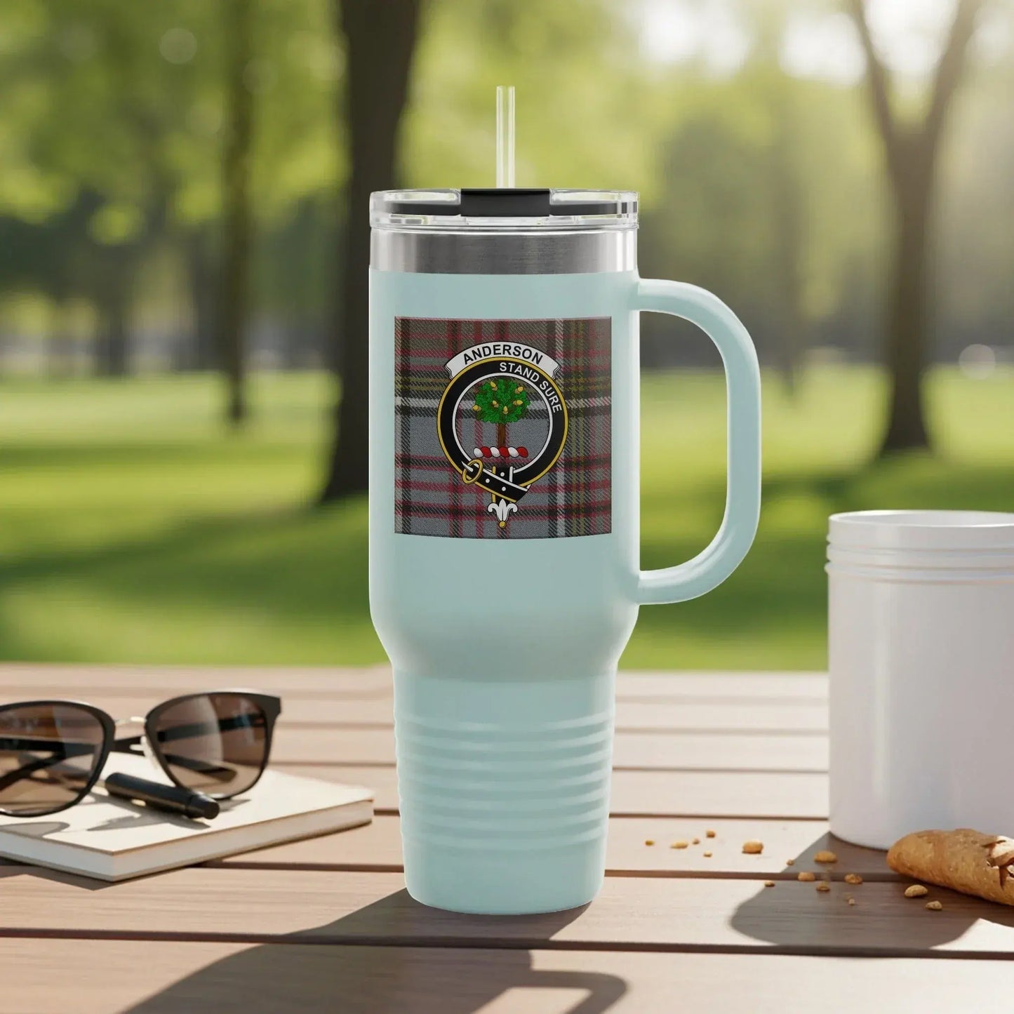 Personalized Anderson Clan Crest Travel Mug product