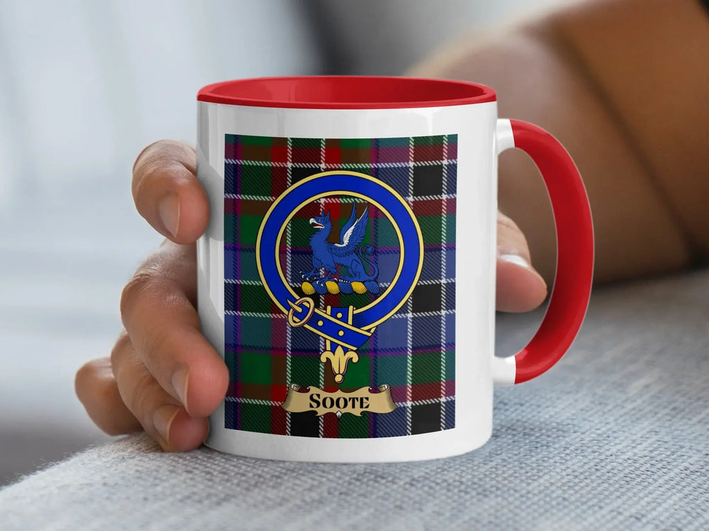 Soote family crest ceramic mug for everyday coffee and tea