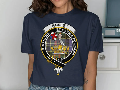 Paisley Pro Rege Et Patria Pugnans Graphic T-shirt