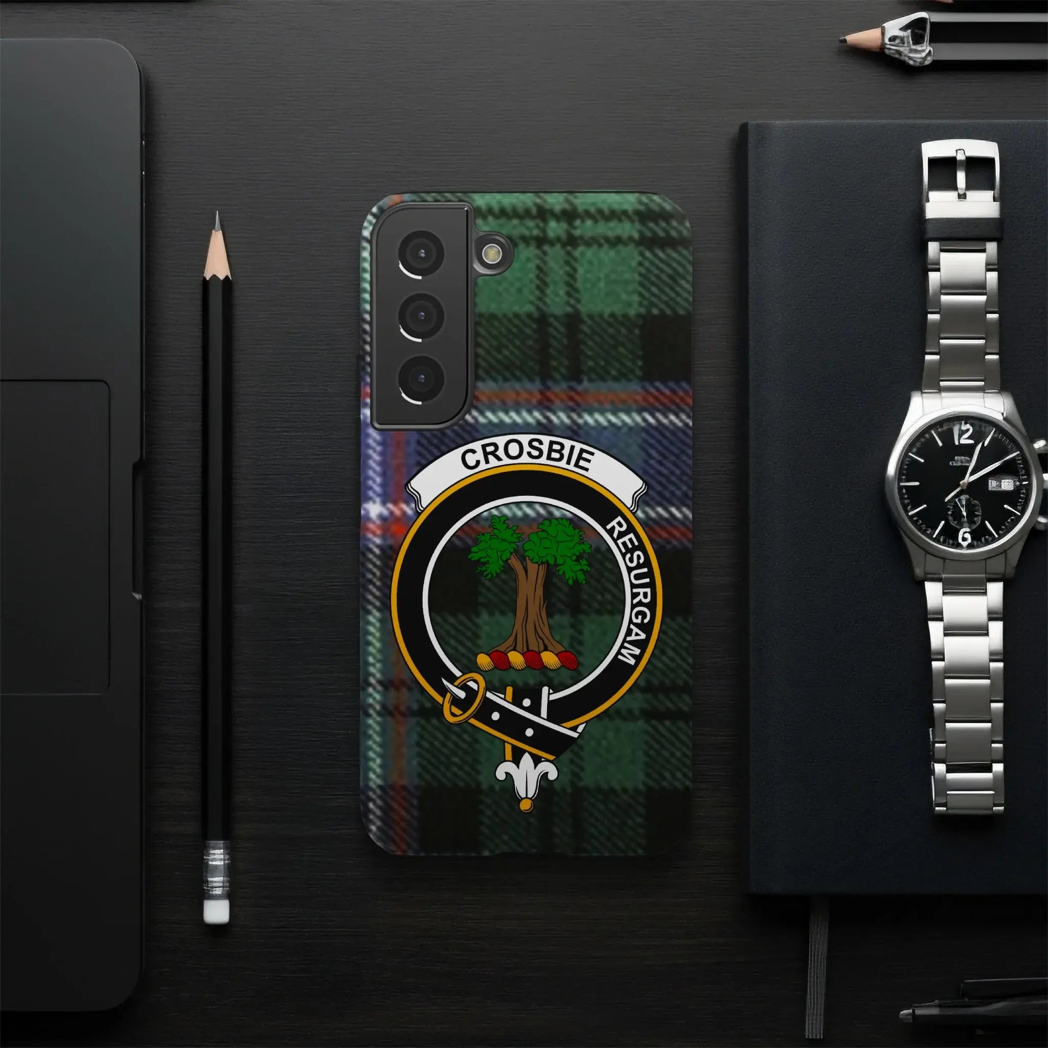 Crosbie Resurgam Tartan Phone Case for Your Smartphone