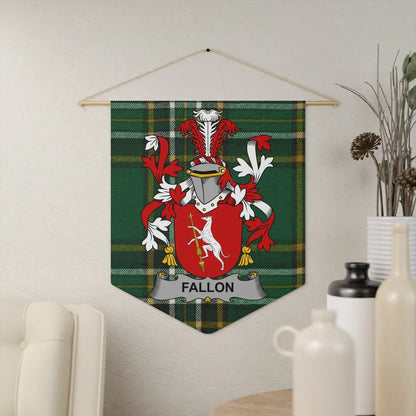 Fallon Family Crest and Tartan Wall Hanging product