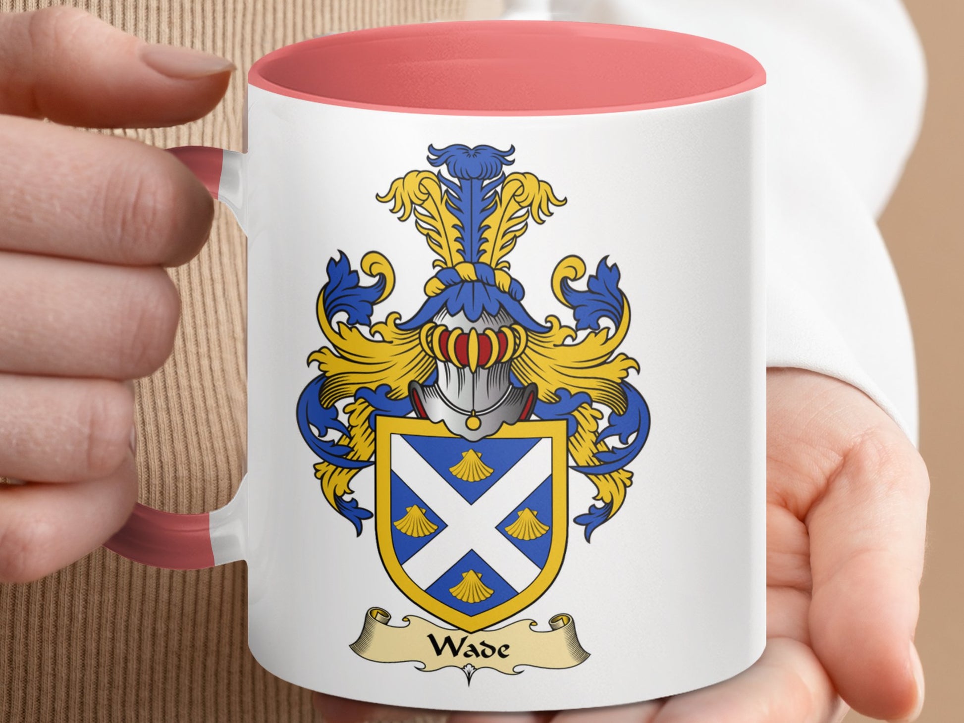 Clan Wade Scottish Coat of Arms Mug - Living Stone Gifts