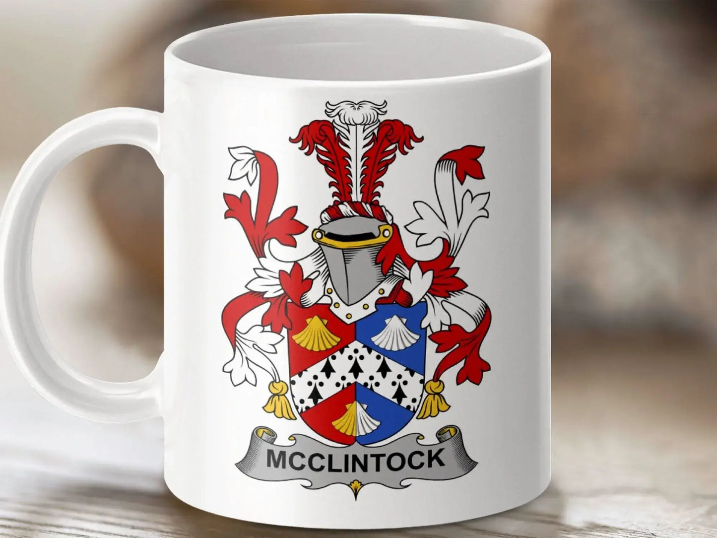 McClintock Family Crest Heritage Mug - Celtic Ancestry Gifts