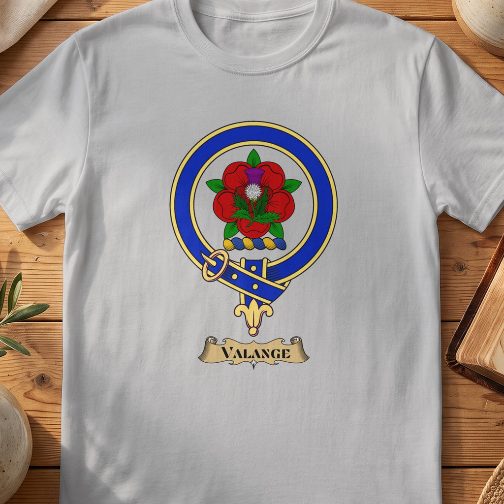 Valange Scottish clan crest T-shirt in Sport Grey