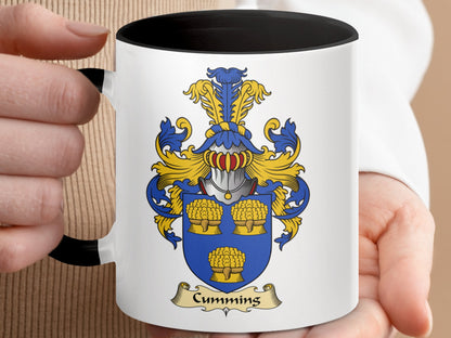 Clan Cumming Coat of Arms Scottish Heritage Mug - Living Stone Gifts